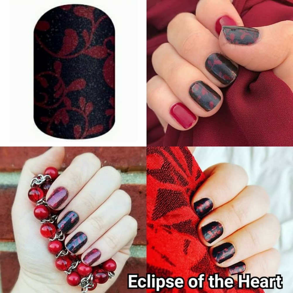 Jamberry Nail Wrap - Eclipse of the Heart